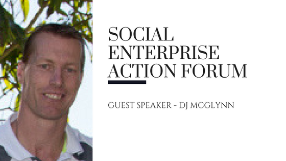 Social Enterprise Action Forum guest speaker DJ McGlynn from Compass