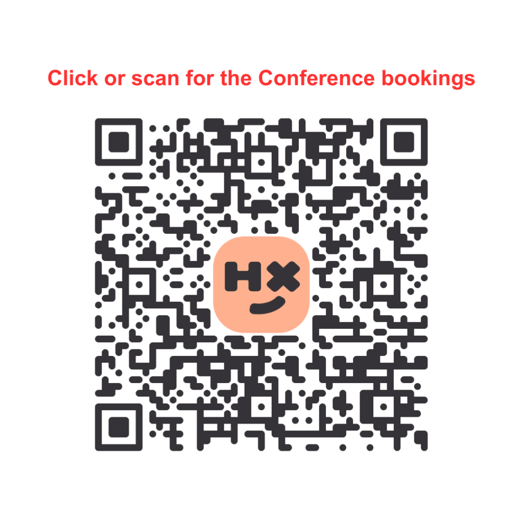 QR code for conference bookings