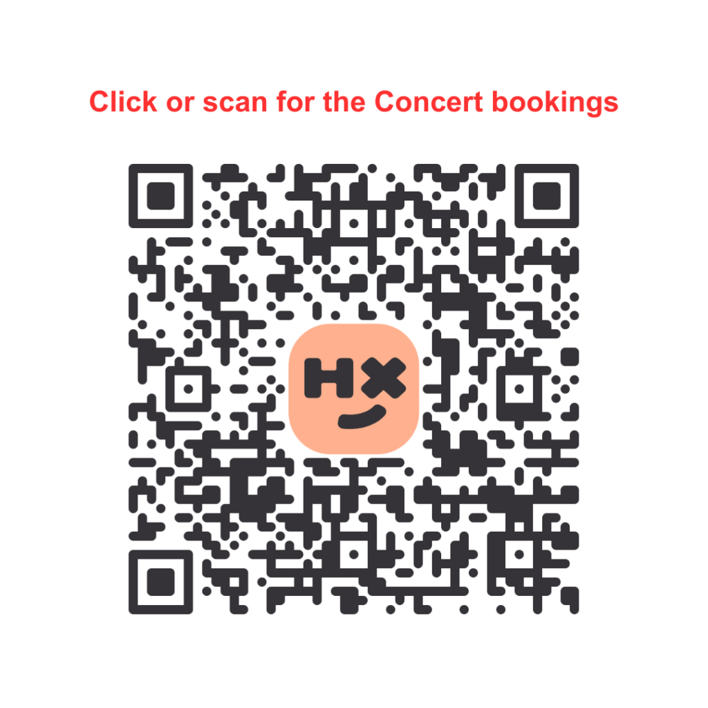 QR code for concert bookings